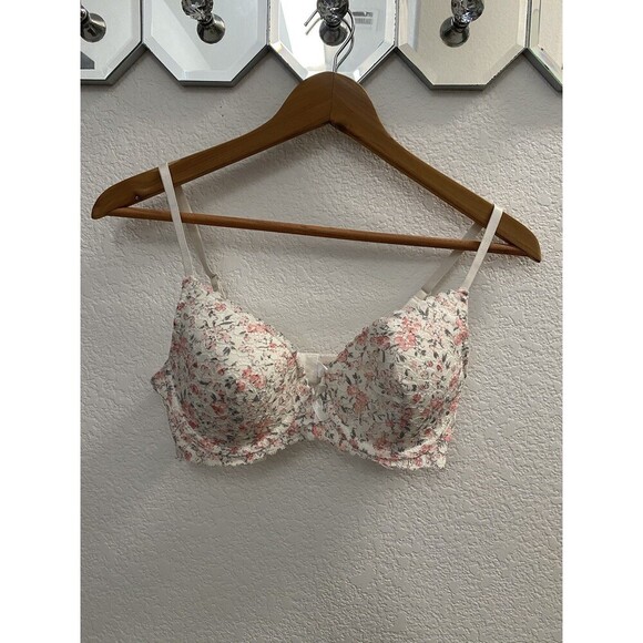 Laura Ashley Intimates Floral Lace Underwire Bra 36C - Picture 1 of 9